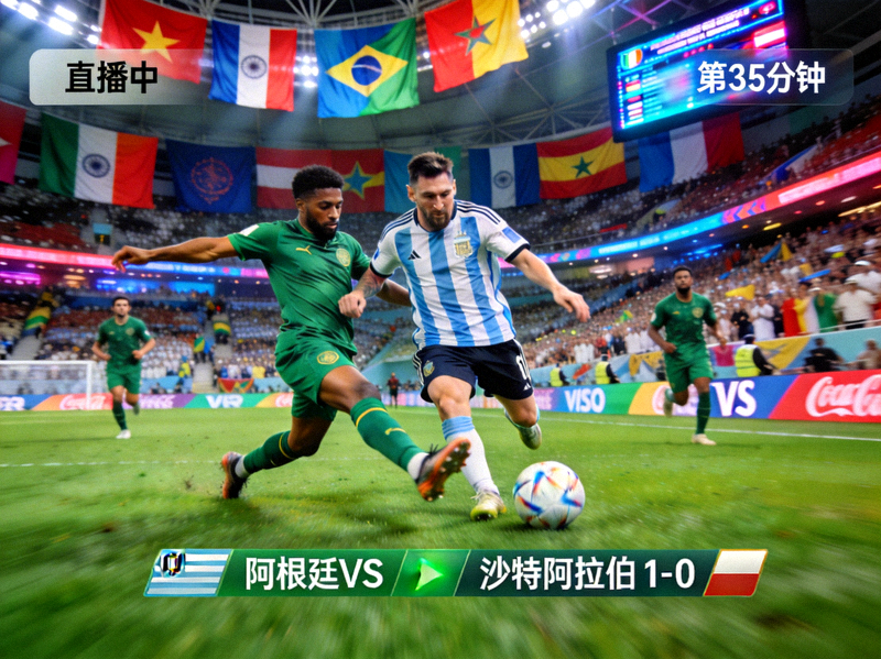 世界杯小组赛激烈对抗直播画面